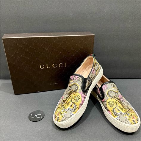 gucci dublin slip on green